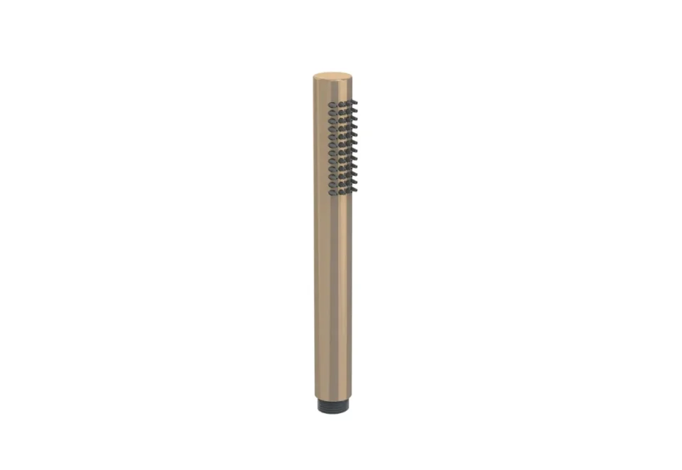 Saneux Cos Slim Round Shower Handset - Brushed Bronze product image - Image 1