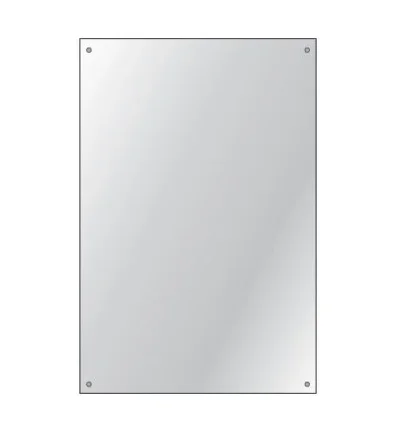 Hib Drilled Mirror 4mm Float Glass 120 X 45cm (3 Per Pack) product image - Image 1