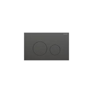Geberit Sigma40 Dual Round Flush Plate Black Chrome