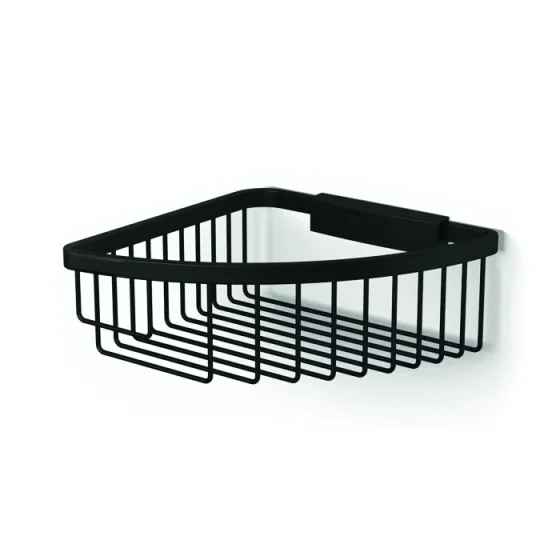 Hib Corner Shower Basket (black) - Traditional product image - Image 1