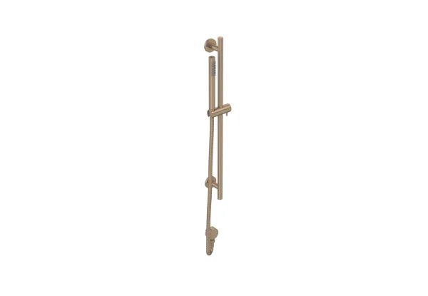 Saneux Cos Slider Rail Kit - W/ Slim Handset & Slider Rail & 150cm Hose - Brushed Bronze