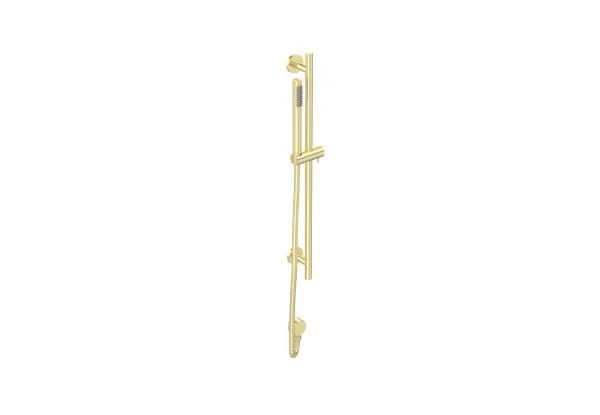 Saneux Cos Slider Rail Kit - W/ Slim Handset & Slider Rail & 150cm Hose - Brushed Brass