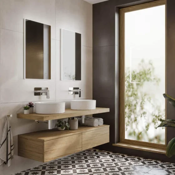 HIB - Blend Bathroom Units - Sherwood Oak product image - Image 1