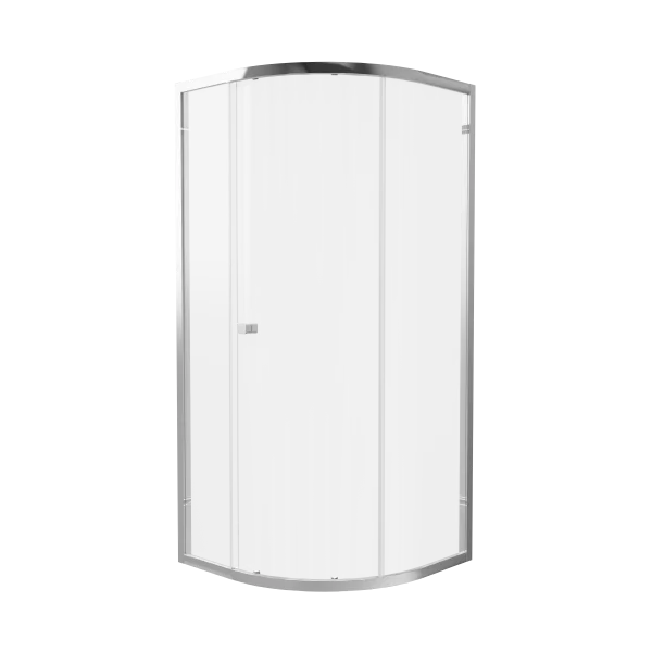 Crosswater Clear 6 Quadrant Single Door 800 Box B Chrome