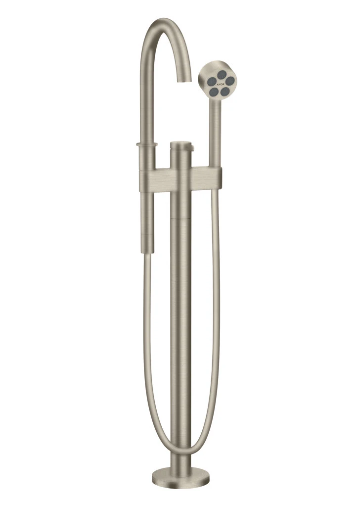 Axor One Bath Mixers Concealed 1199 X 389 X 259mm Nickel - Brushed