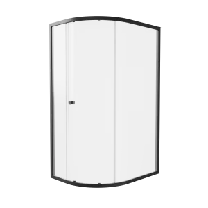 Britton Hoxton 6 Quadrant Single Door 1200 X 900 Box B Matt Black