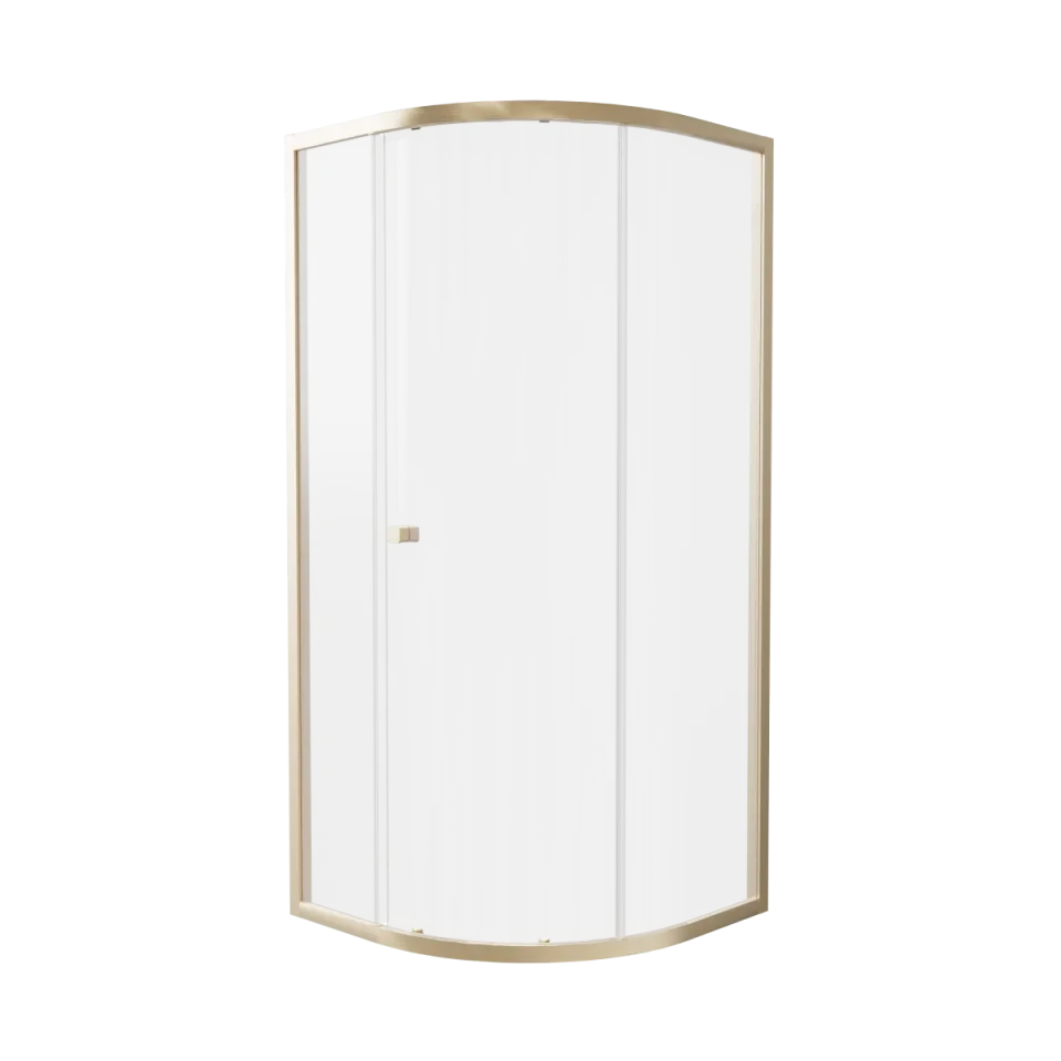 Crosswater 6mm Quadrant Single Door 900 Box A Brushed Brass product image - Image 1