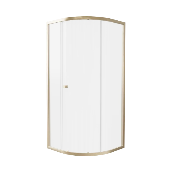 Crosswater 6mm Quadrant Single Door 900 Box B Brushed Brass