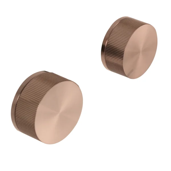 Just Taps Evo Wall Valves Brushed Bronze