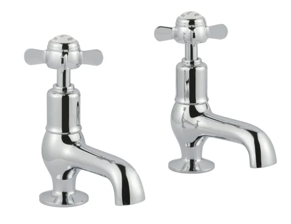 Just Taps Grosvenor Pinch Cloakroom Basin Taps Chrome