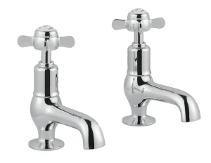 Just Taps Grosvenor Pinch Cloakroom Basin Taps Chrome