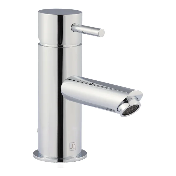Just Taps Fonti Single Lever Basin Mixer With Pop Up Waste Chrome