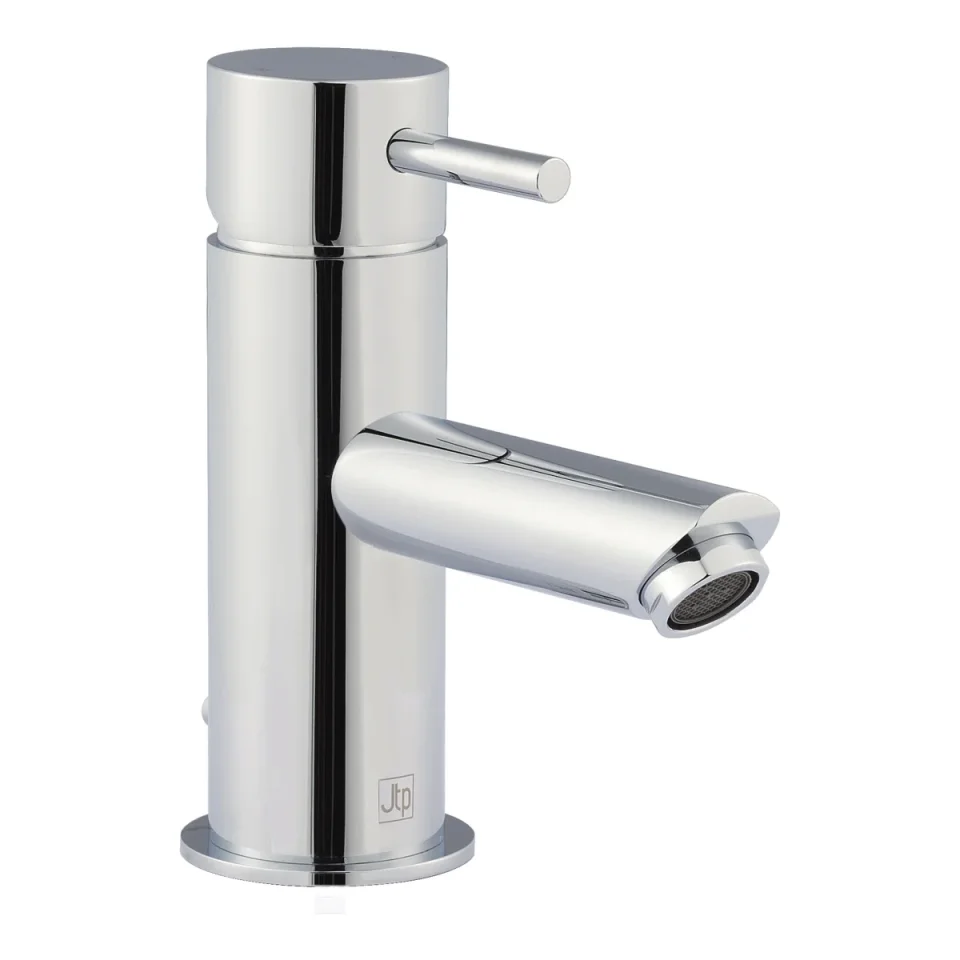Just Taps Fonti Single Lever Basin Mixer With Pop Up Waste Chrome product image - Image 1