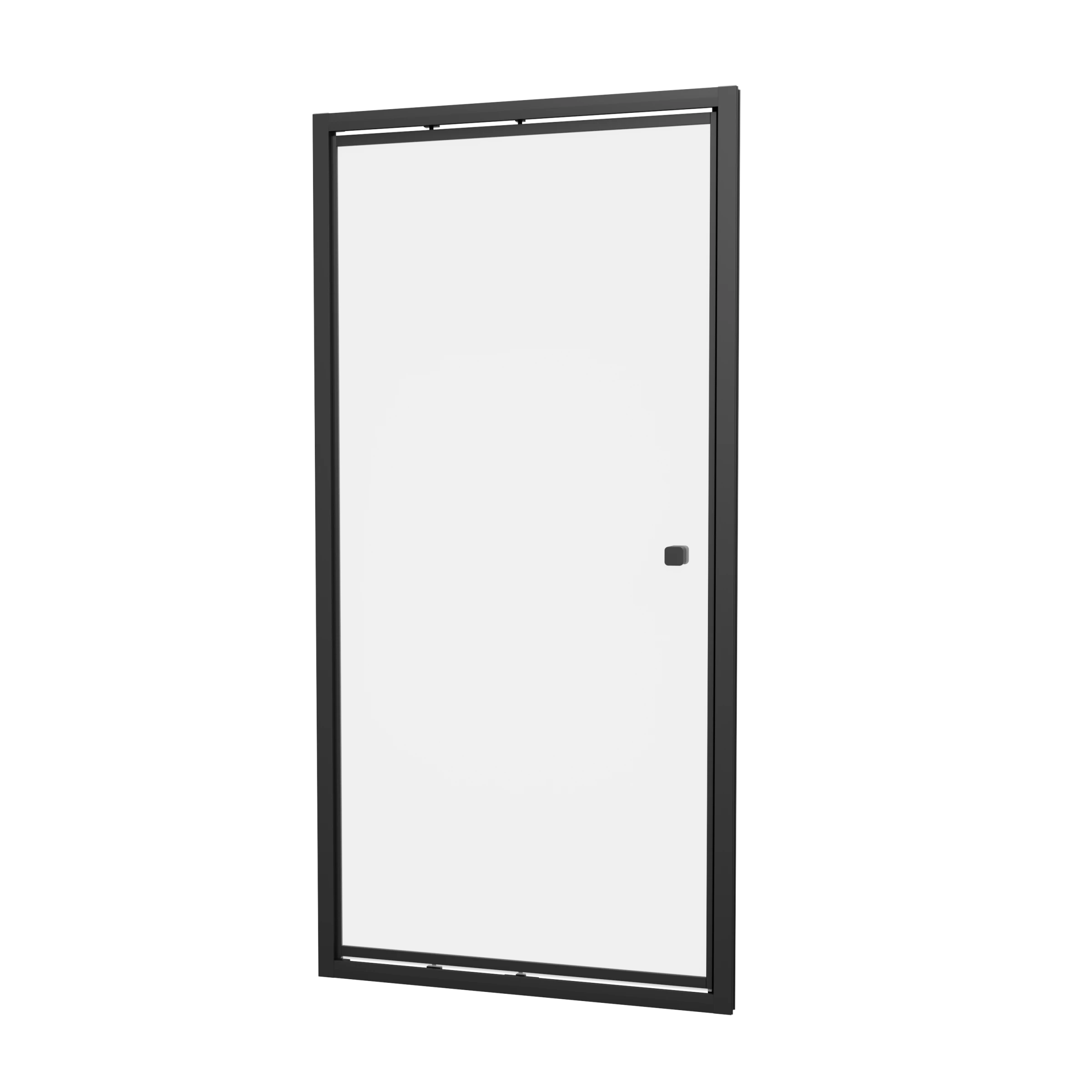 Britton Hoxton 6 Infold Door 900 Matt Black