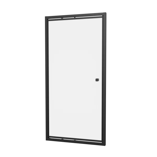 Britton Hoxton 6 Infold Door 900 Matt Black