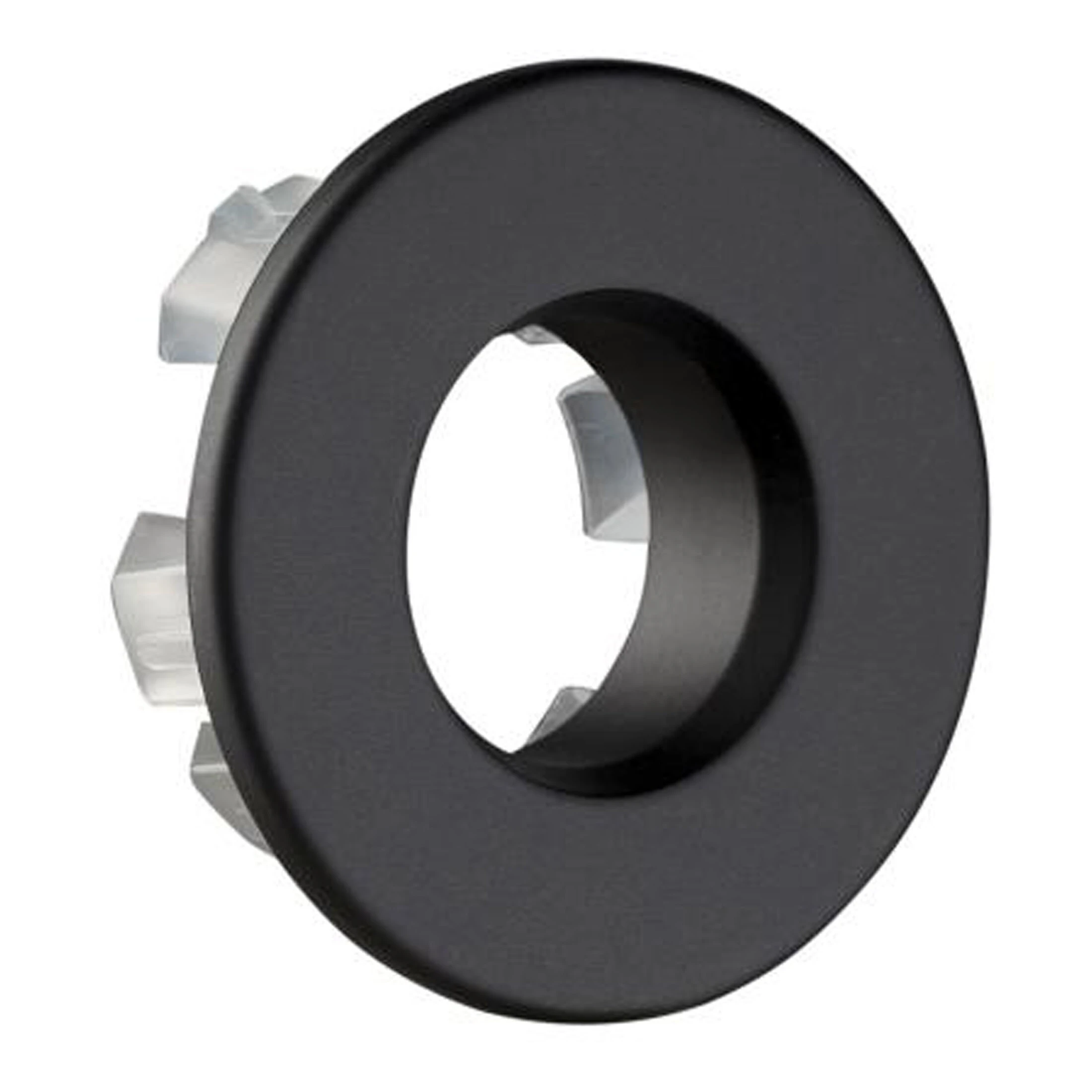 Just Taps Vos Overflow Cover Matt Black