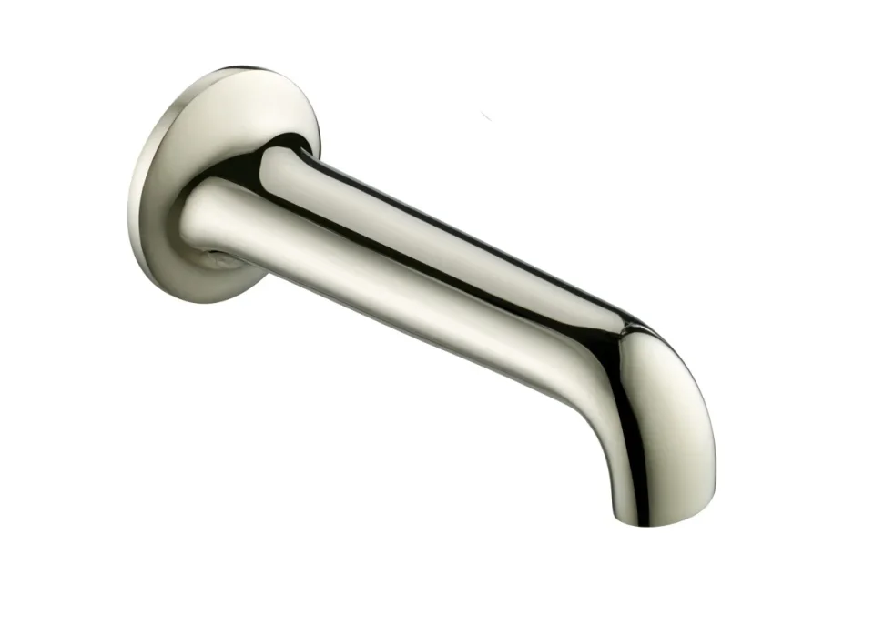 Just Taps Grosvenor Basin Spout 190mm Nickel product image - Image 1