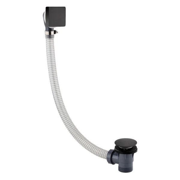 Just Taps Hix Click Clack Bath Waste Matt Black