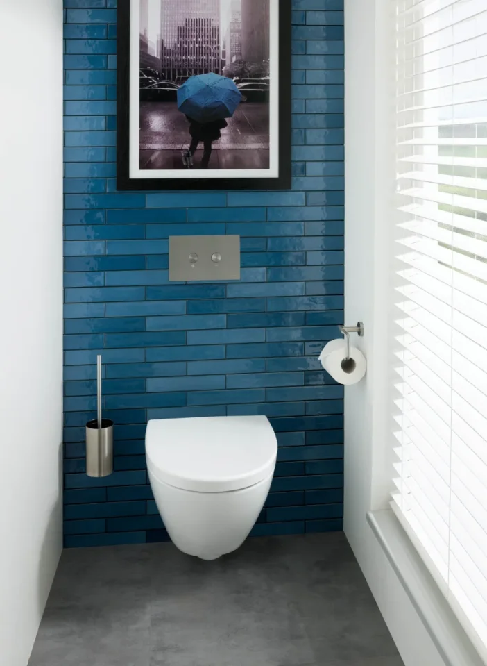 Just Taps Inox Toilet Brush Holder Wall Mounted detail view - Image 3