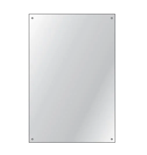 Hib Drilled Mirror 4mm Float Glass 35 X 25cm (6 Per Pack)