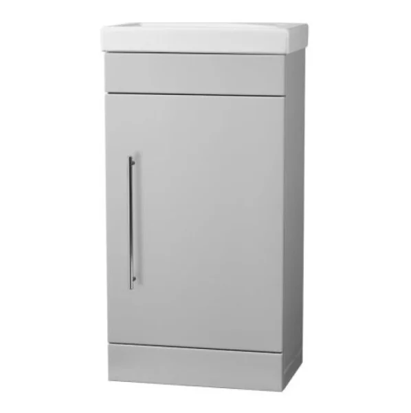 Roper Rhodes 450mm Esta Freestanding Unit - Gloss Light Grey