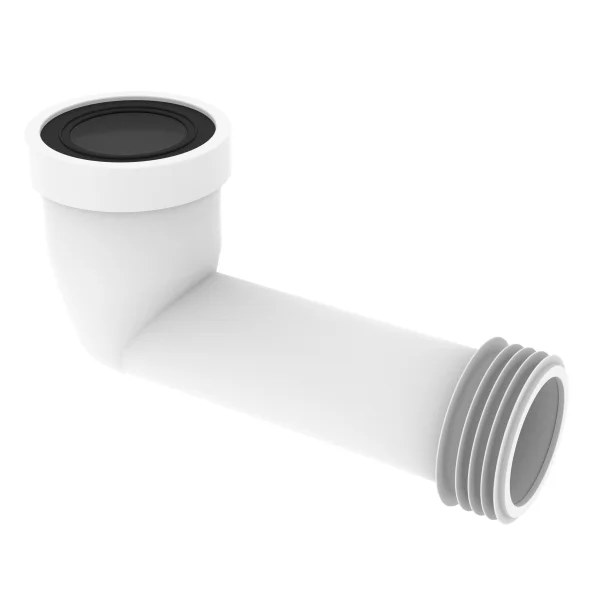 Saneux Mcalpine 90 Bend Adjustable Length Extended Inlet Rigid Wc Connector (for Air77 & Aircc77)
