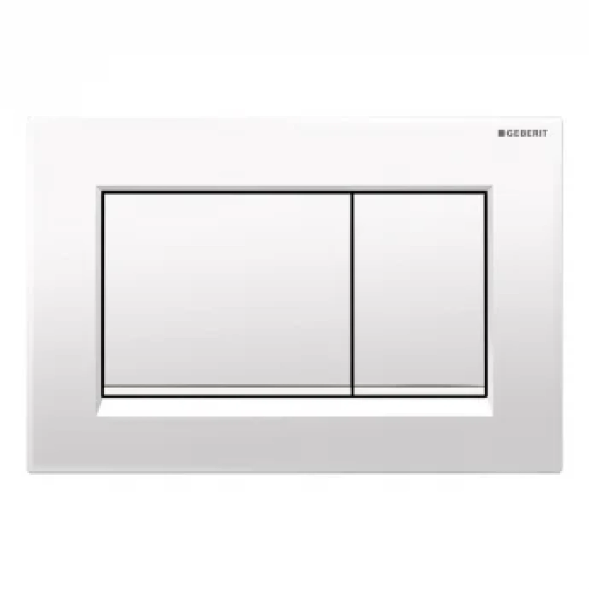 Geberit 115.883.11.1 Sigma 30 D/f/p Wh/matt Wh/wh