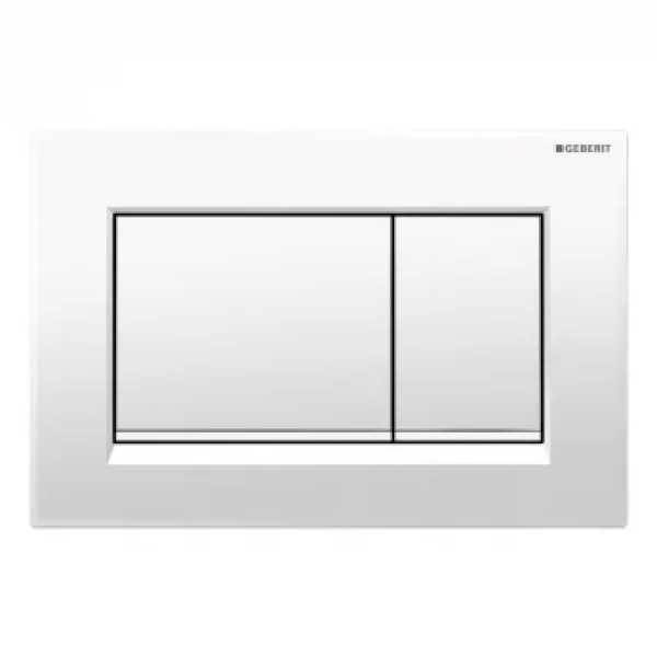 Geberit 115.883.11.1 Sigma 30 D/f/p Wh/matt Wh/wh