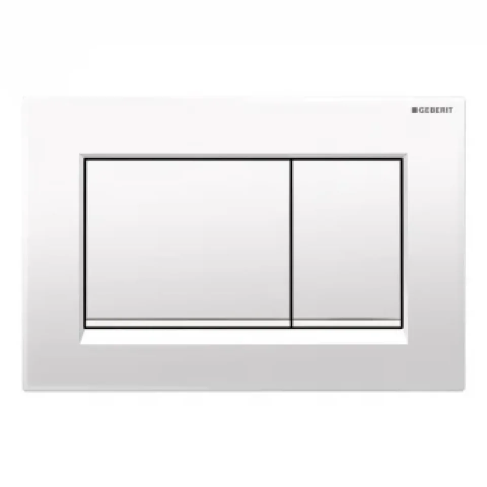 Geberit 115.883.11.1 Sigma 30 D/f/p Wh/matt Wh/wh product image - Image 1