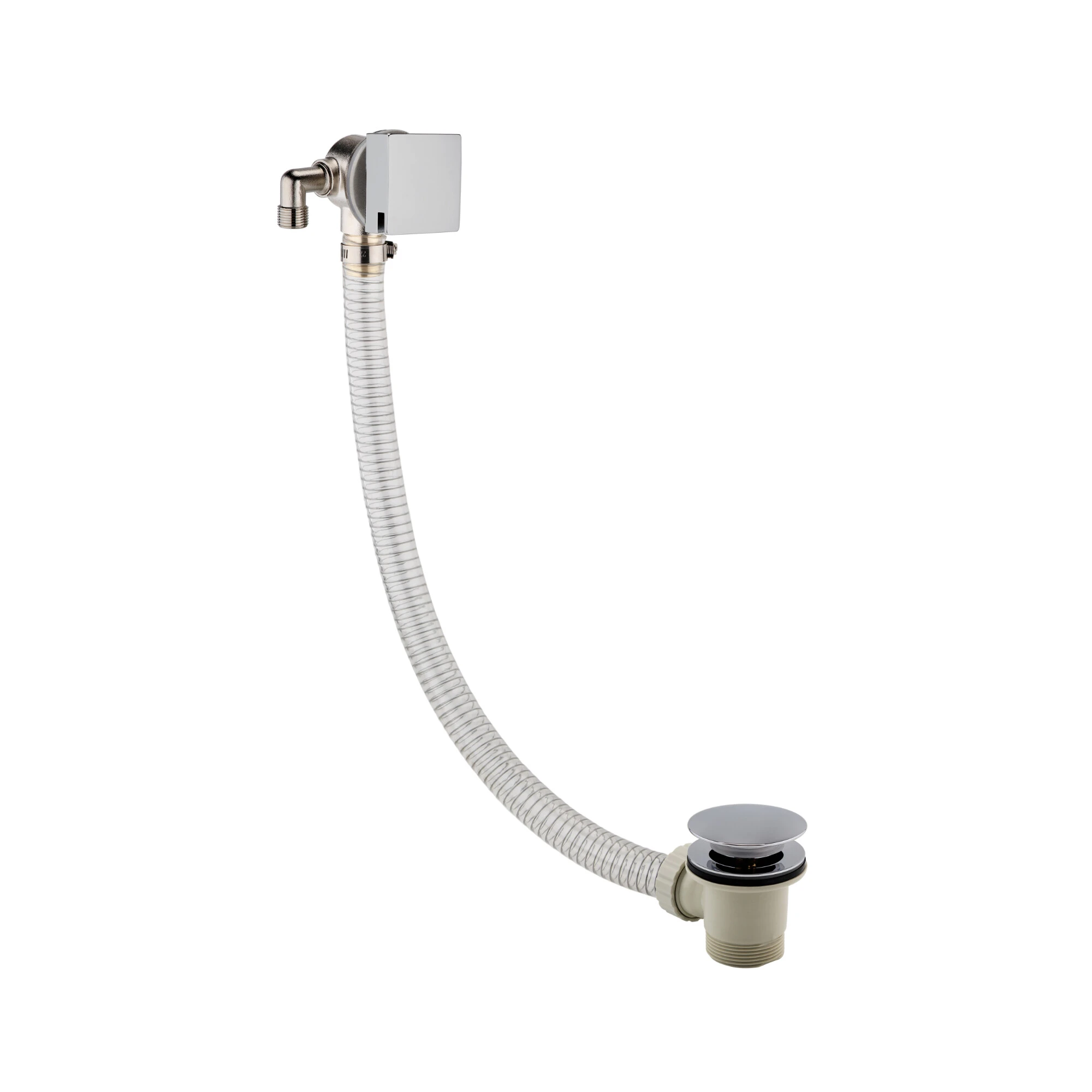 Just Taps Hix Exofil Wth Built In Pop-Up Waste Chrome