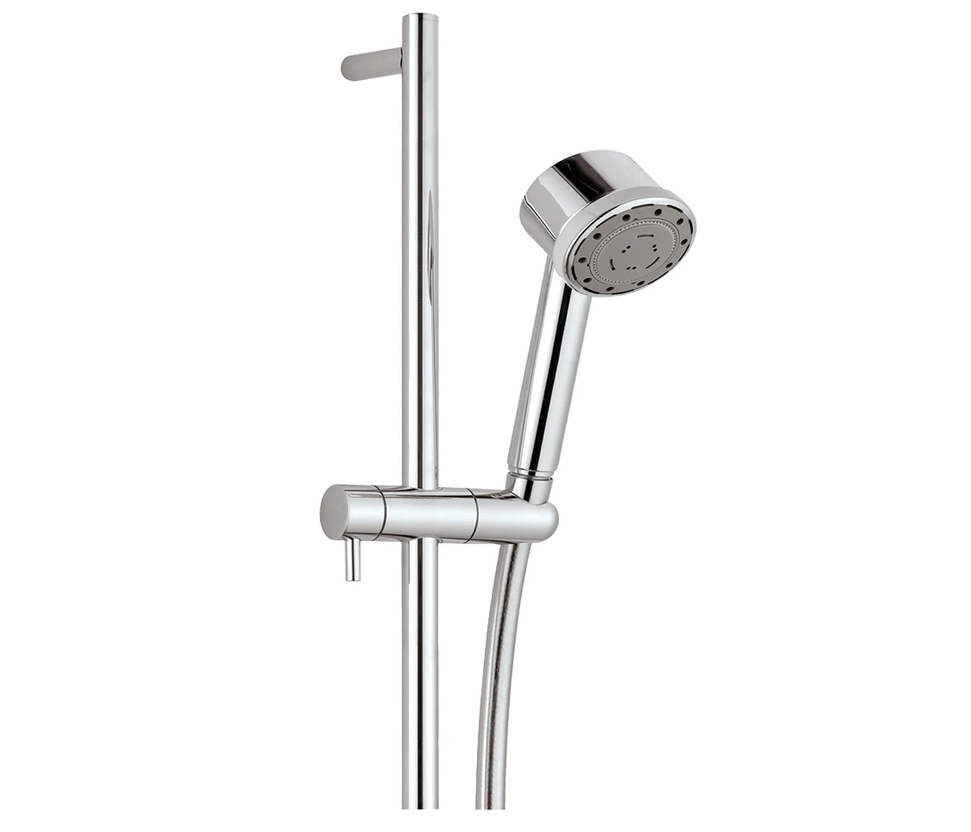 Just Taps Techno Slide Rail With Multi Function Shower Handle And Shower Hose Chrome