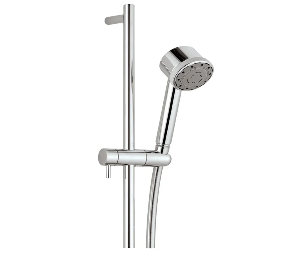 Just Taps Techno Slide Rail With Multi Function Shower Handle And Shower Hose Chrome product image - Image 1