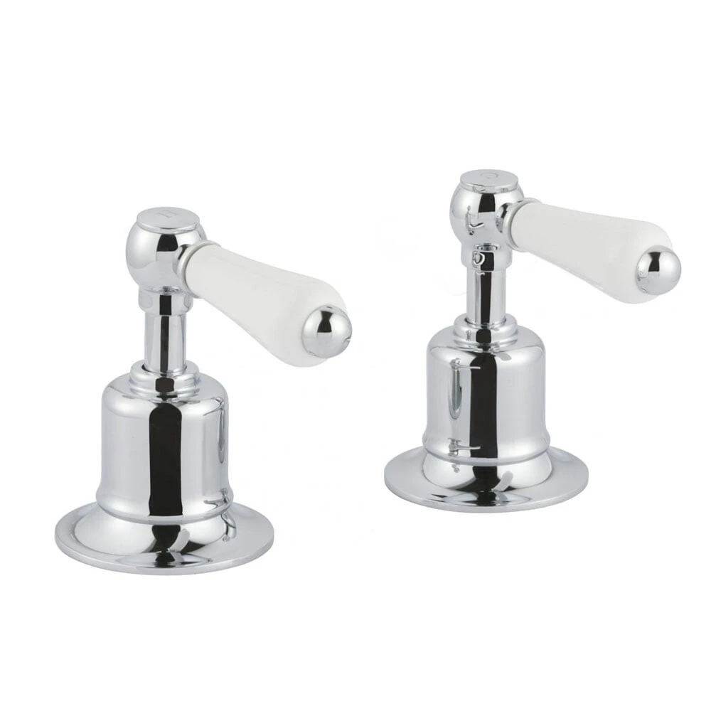 Just Taps Grosvenor Lever Panel Valves Chrome