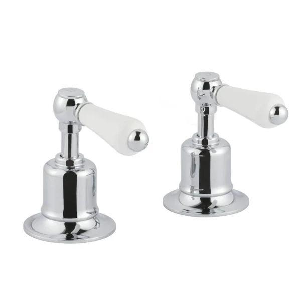 Just Taps Grosvenor Lever Panel Valves Chrome