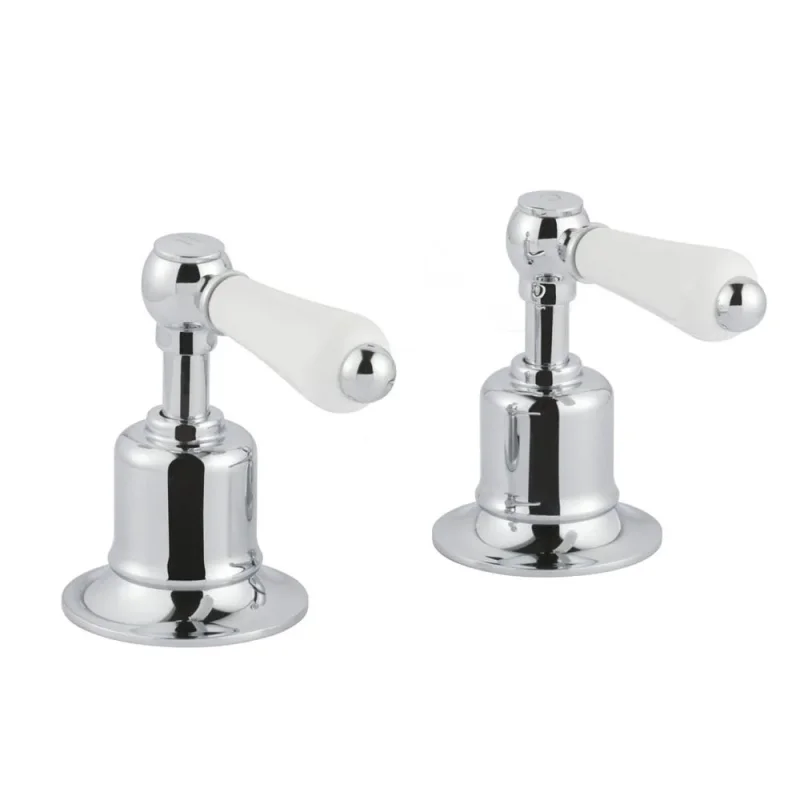 Just Taps Grosvenor Lever Panel Valves Chrome product image - Image 1