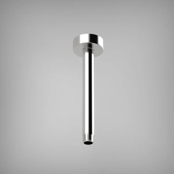 Ava Ceiling Mounted 200mm Round Ceiling Arm - Polished Stainless Steel