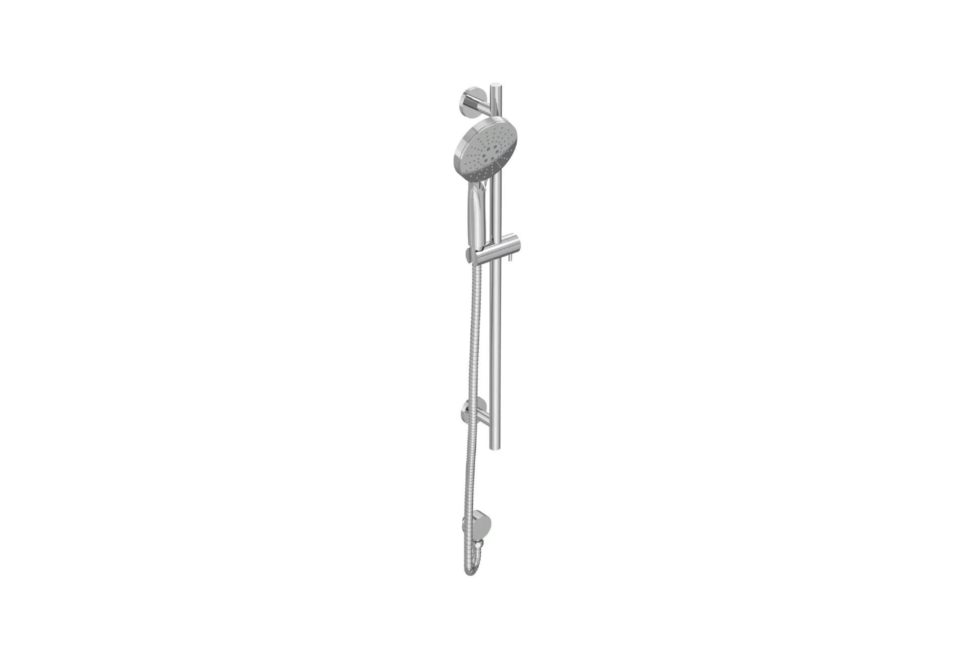 Saneux Cos Slider Rail Kit - W/ 3 Function Handset & Slider Rail & 150cm Hose - Chrome