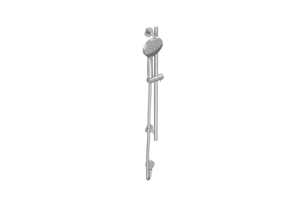 Saneux Cos Slider Rail Kit - W/ 3 Function Handset & Slider Rail & 150cm Hose - Chrome