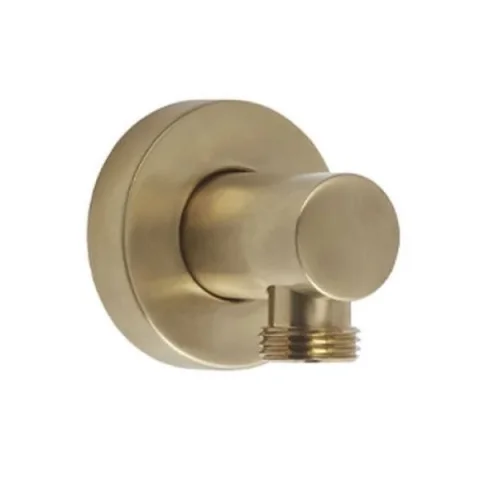 Roper Rhodes Round Wall Elbow - Brass product image - Image 1