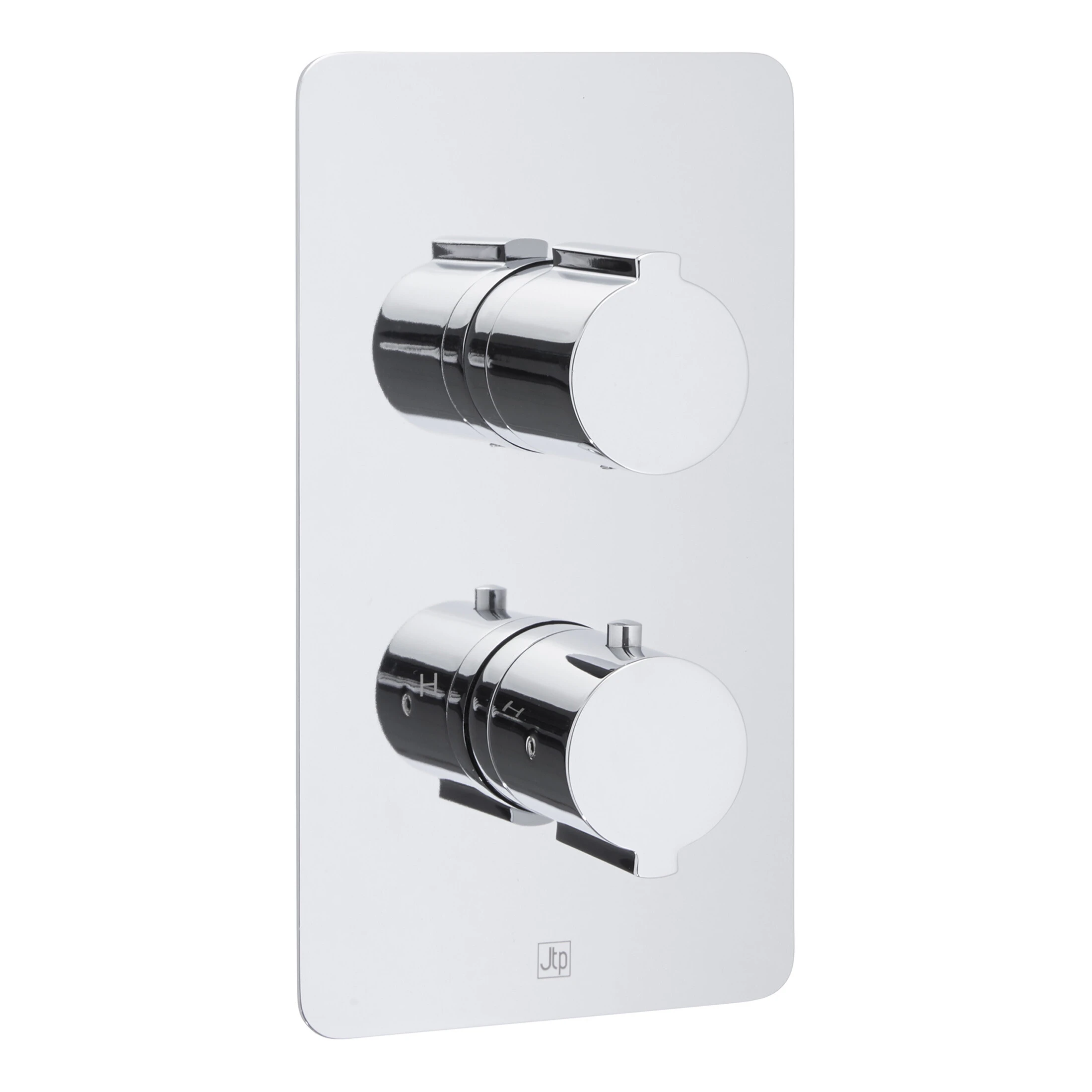 Just Taps Curve Thermostatic Shower Valve Single Options Chrome