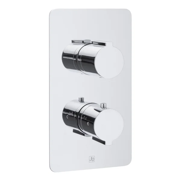 Just Taps Curve Thermostatic Shower Valve Single Options Chrome