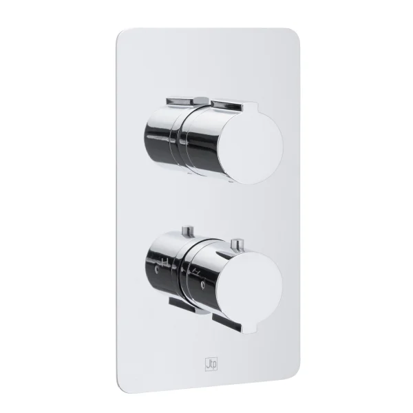 Just Taps Curve Thermostatic Shower Valve 3 Options Chrome
