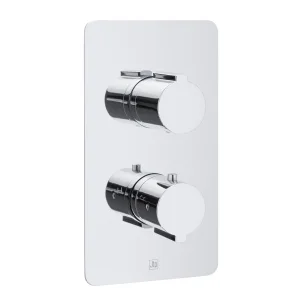 Just Taps Curve Thermostatic Shower Valve 3 Options Chrome