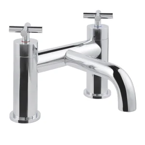 Just Taps Solex Deck Mounted Bath Filler Chrome