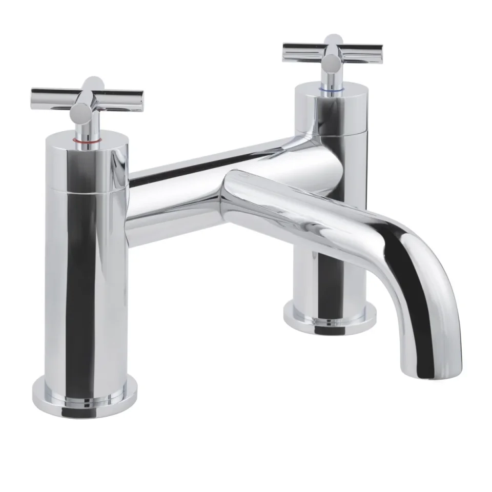 Just Taps Solex Deck Mounted Bath Filler Chrome product image - Image 1