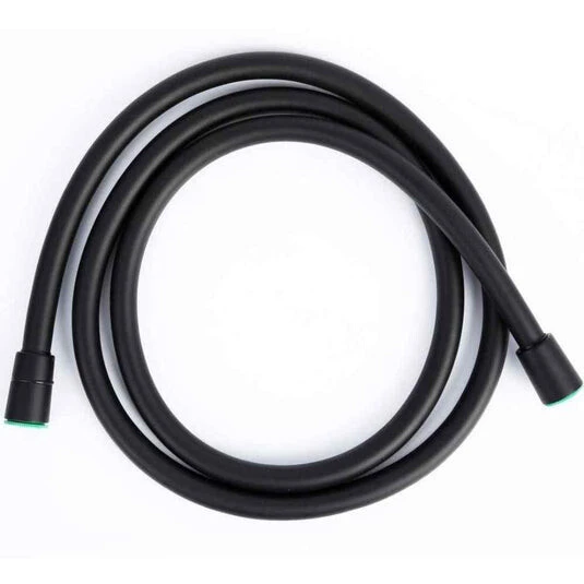 Just Taps Vos 1.50M Pvc Hose Matt Black