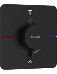 Hansgrohe Showerselect Comfort Q Thermostatic Shower Mixer Concealed 262 X 233 X 168mm Black - Matt