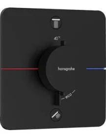 Hansgrohe Showerselect Comfort Q Thermostat For Concealed Installation For 2 Functions Matt Black product image - Image 1