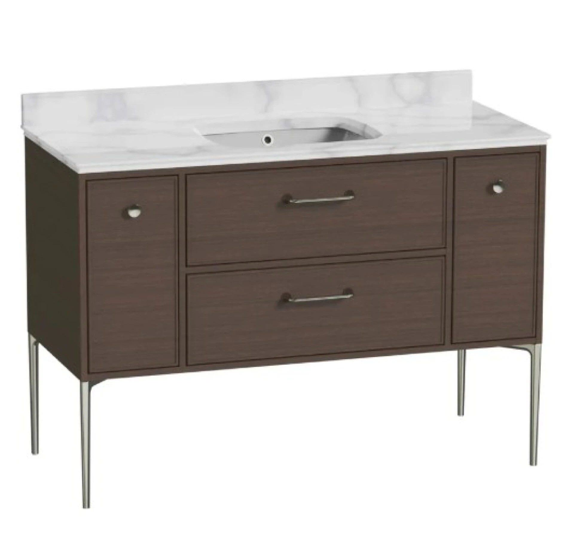 Roper Rhodes Walcot 1200 4 Drw Single -walnut