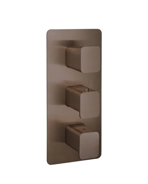Just Taps Hix Thermostatic Concealed 3 Outlet Shower Valve